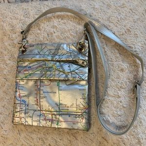 Crossbody Subway Map Purse